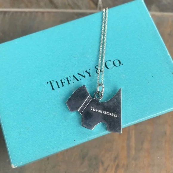 Tiffany scottie dog necklace deals